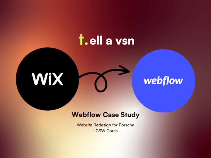 Cover image for Webflow Case Study: Website Redesign for Porsche LCSW Cares