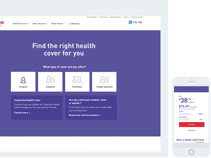 Cover image for UX/UI: Health Insurance - Redesign