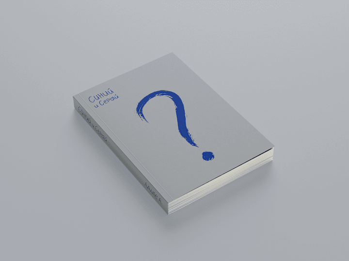 Cover image for Illustrated book: blue and grey