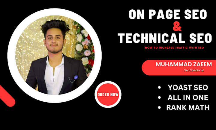 Cover image for I will do on page and technical SEO for increasing website organ
