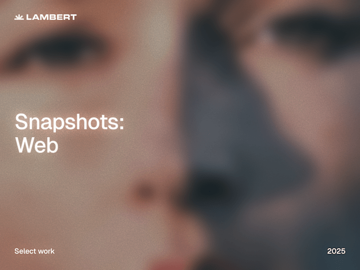Cover image for Snapshots: Web