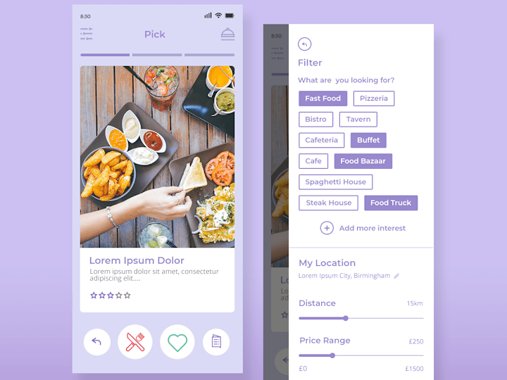 Cover image for Feast On! UI concept app