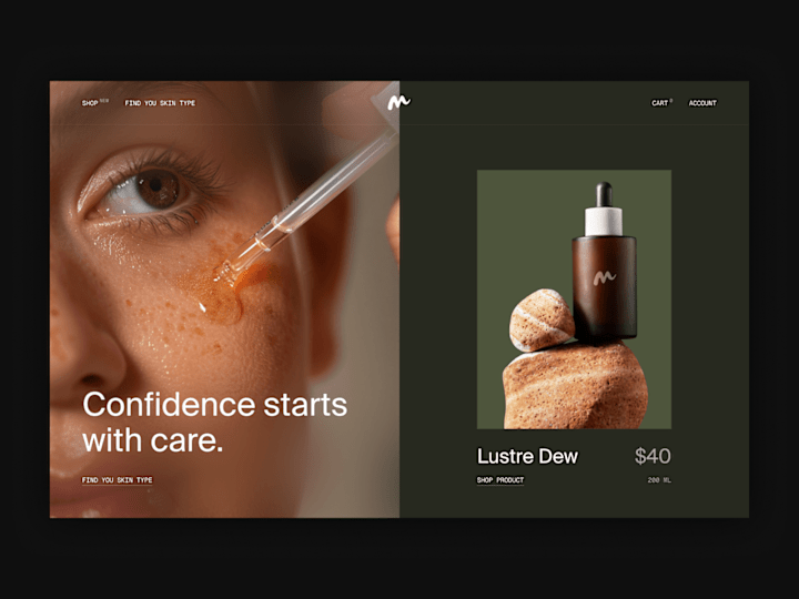 Cover image for Lum ✕ Skin care [Website]