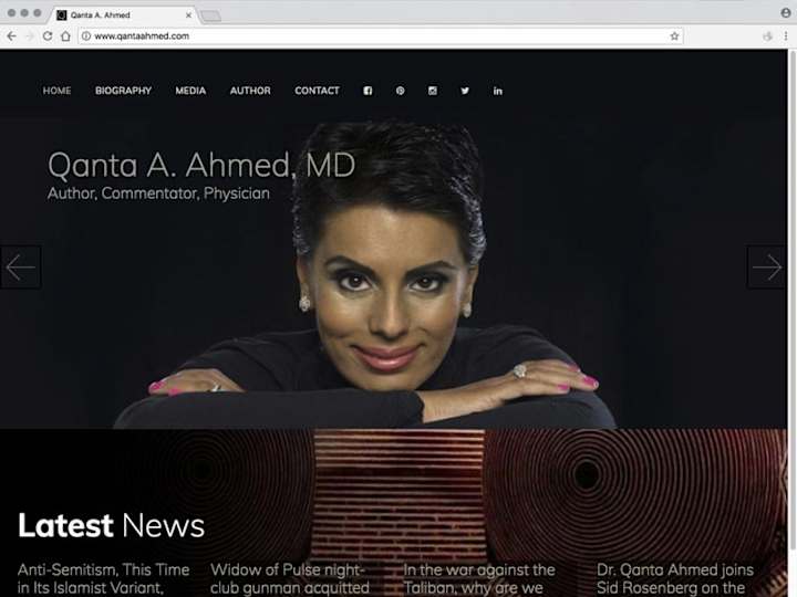 Cover image for Qanta Ahmed website