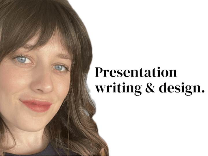 Cover image for Presentation Writing & Design