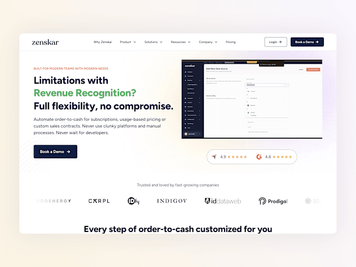 Cover image for Zenskar - Webflow Development