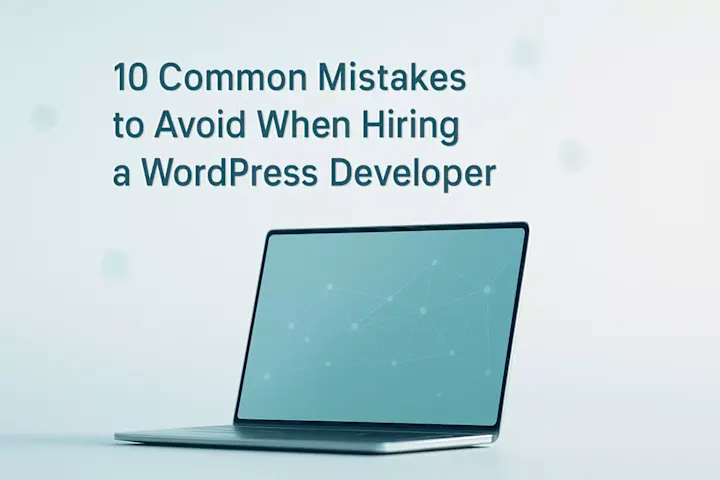 Cover image for 10 Common Mistakes to Avoid When Hiring a WordPress Developer