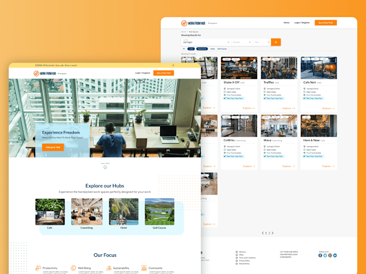 Cover image for Co-working Space Booking Web App