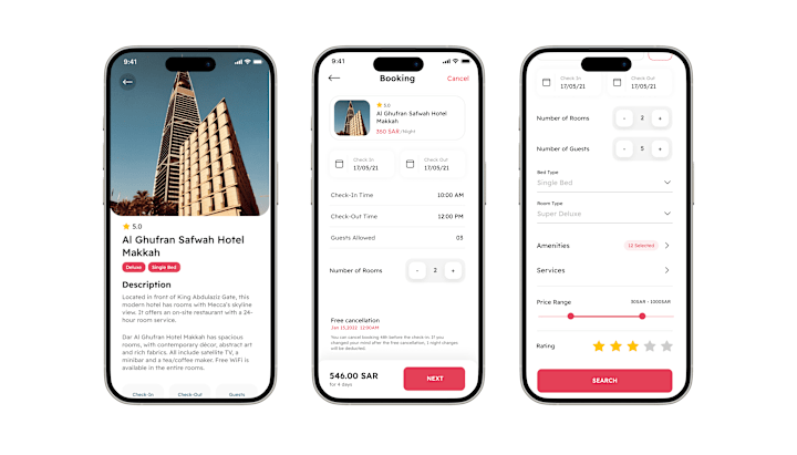 Cover image for Hayyak: A Seamless and Intuitive Hotel Booking App in Gulf