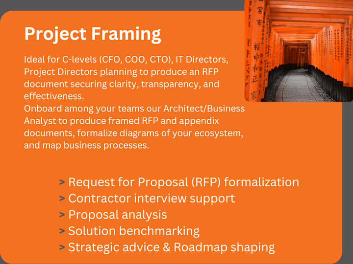 Cover image for Salesforce project framing : RFQ, Roadmap