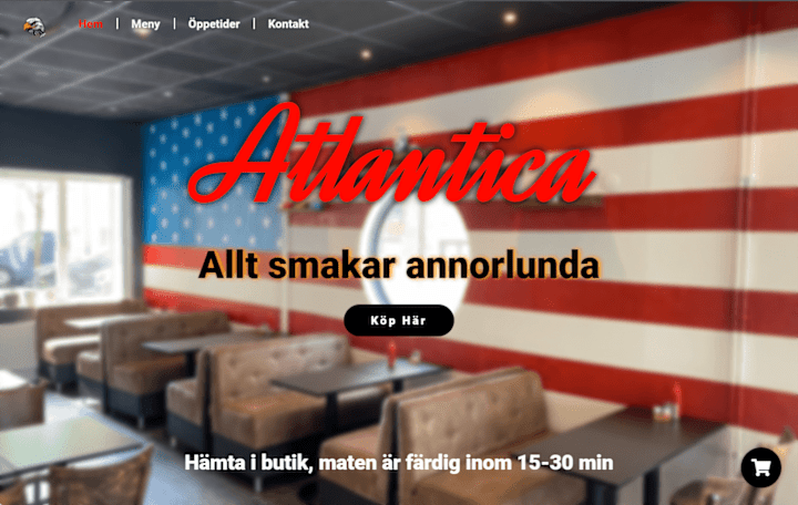 Cover image for Atlantica Restaurant Website