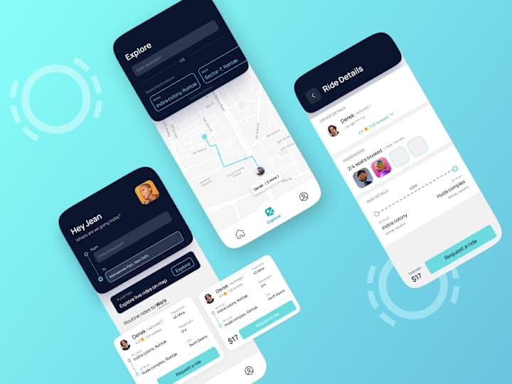 Cover image for 🚗 Carpool App Design - concept