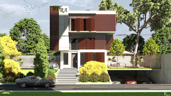 Cover image for 4 BEDROOM TRIPLEX on Behance