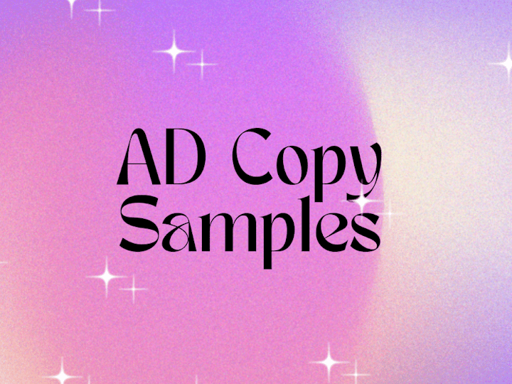 Cover image for ✨AD Copy✨