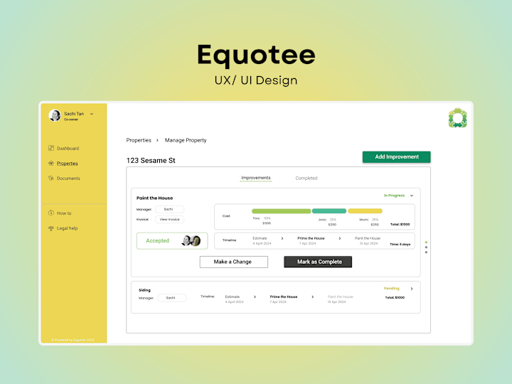 Cover image for Equotee Web App