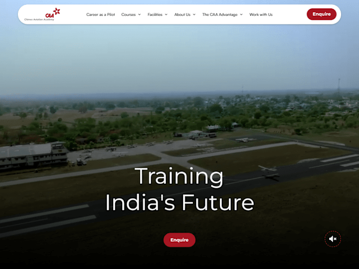 Cover image for Webflow Development for Chimes Aviation Academy