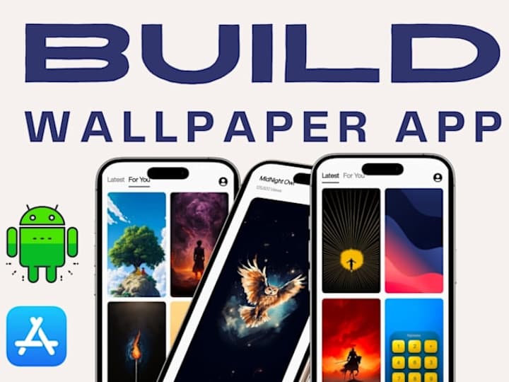 Cover image for I will made wallpaper app for android and ios using flutter