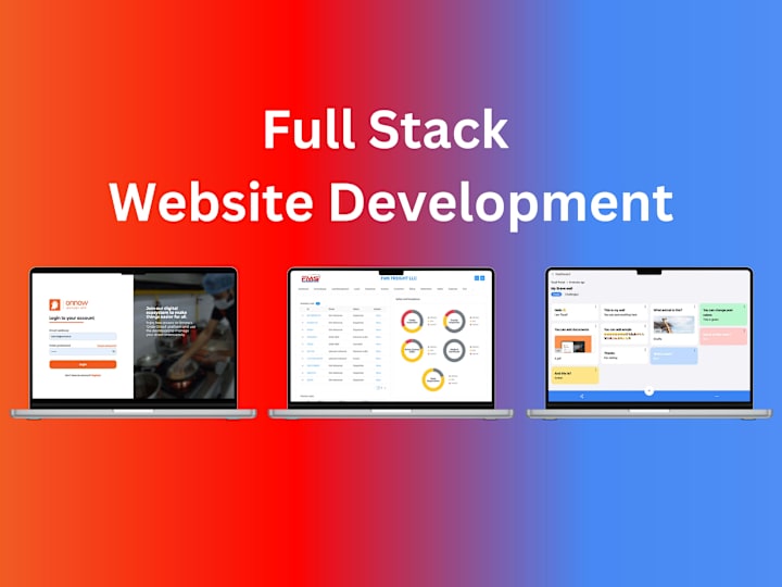 Cover image for Full-stack website development (SASS, e-commerce, etc)