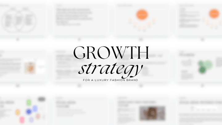 Cover image for Growth Strategy | Luxury Brand 2024