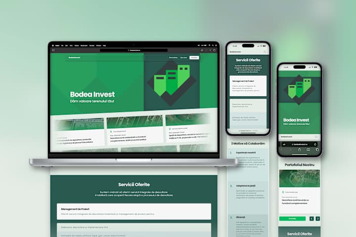 Cover image for BodeaInvest Design & Framer Website