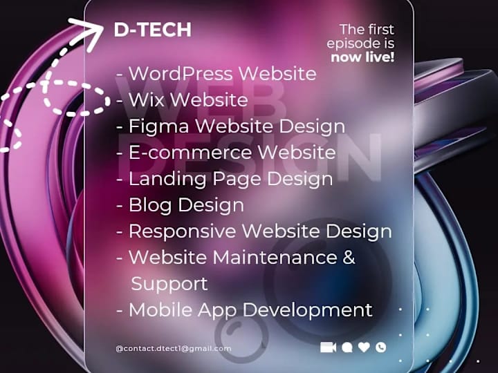 Cover image for Developed Responsive Figma Website with 3D animation