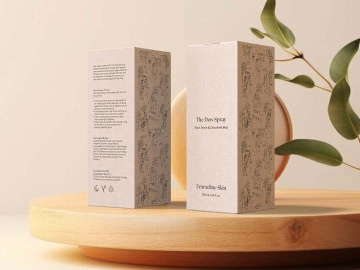 Cover image for Packaging Design for Emmeline Skin