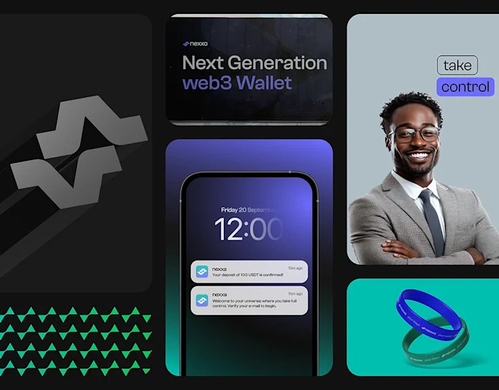 Cover image for nexxa - Multichain Crypto Wallet Brand Identity Design