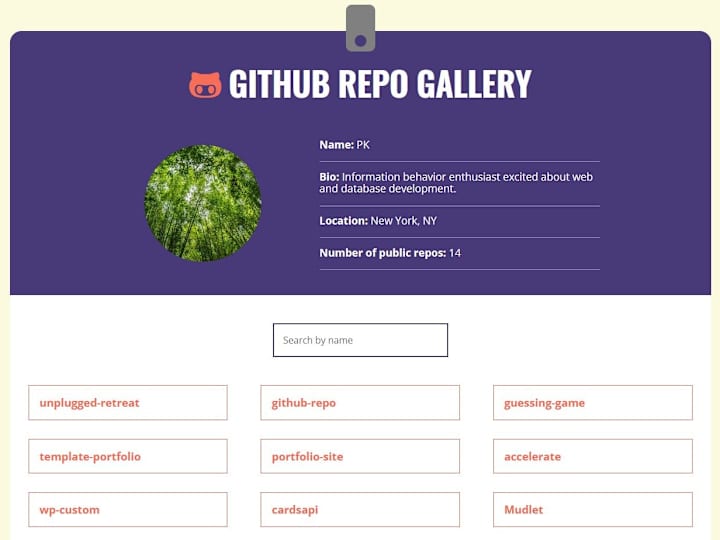 Cover image for GitHub Repo Gallery