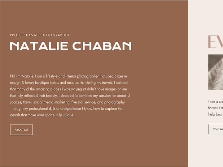 Cover image for Natalie Chaban Website Copy