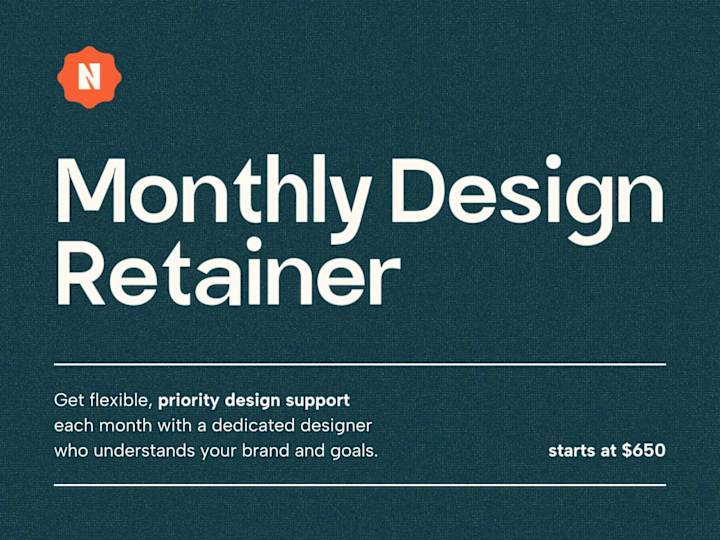 Cover image for Monthly Design Retainer