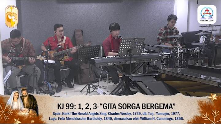 Cover image for CHRISTMAS CAROL GKI GUNUNG SAHARI - GITA SORGA BERGEMA (MUSIC V…