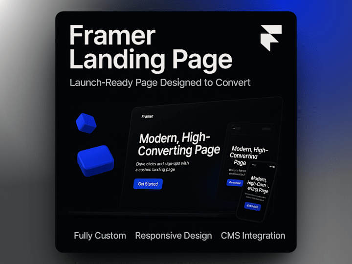 Cover image for Framer Landing Page