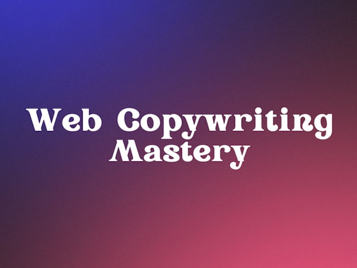 Cover image for Web Copywriting Mastery