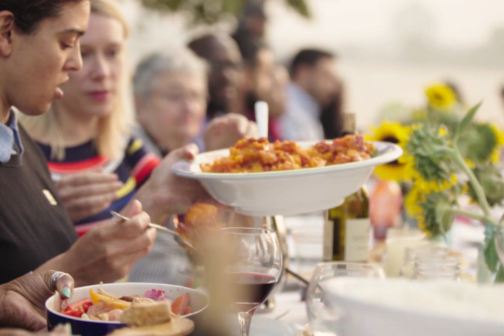 Cover image for "The Longer Table", Amnesty International