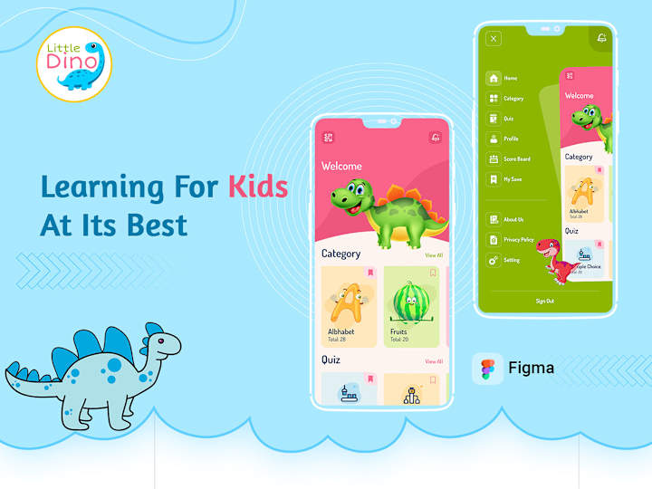 Cover image for Little Dino Kids Learning App: A Fun and Educational Adventure 