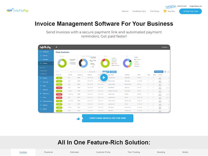 Cover image for InfoFlo Pay | Invoice Management System