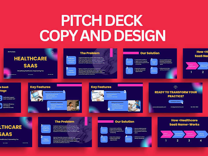 Cover image for Pitch Deck Copy & Design