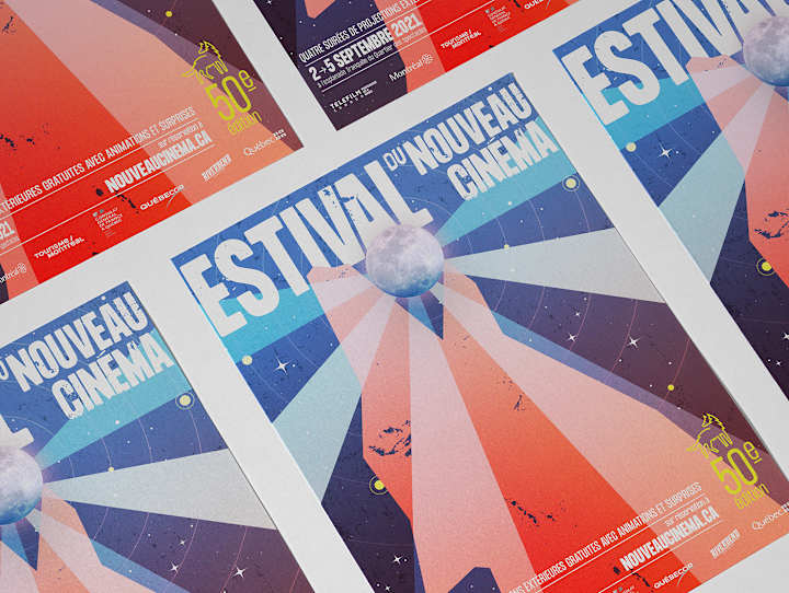 Cover image for Estival du Nouveau cinéma 2021 on Behance