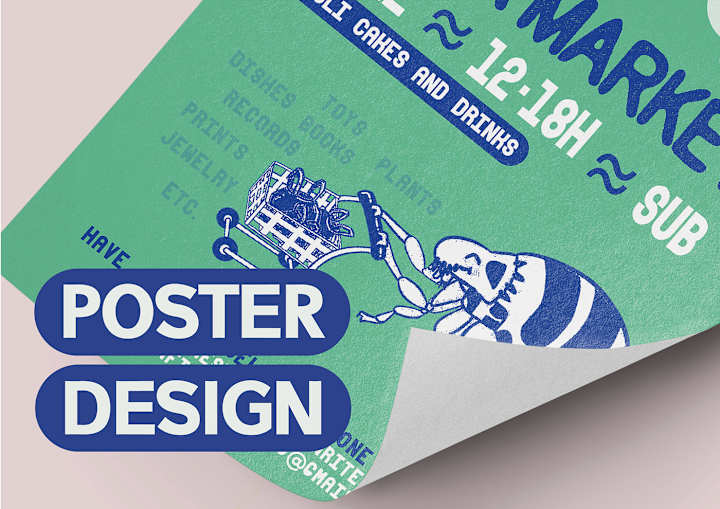 Cover image for Poster Design Flea Market on Behance