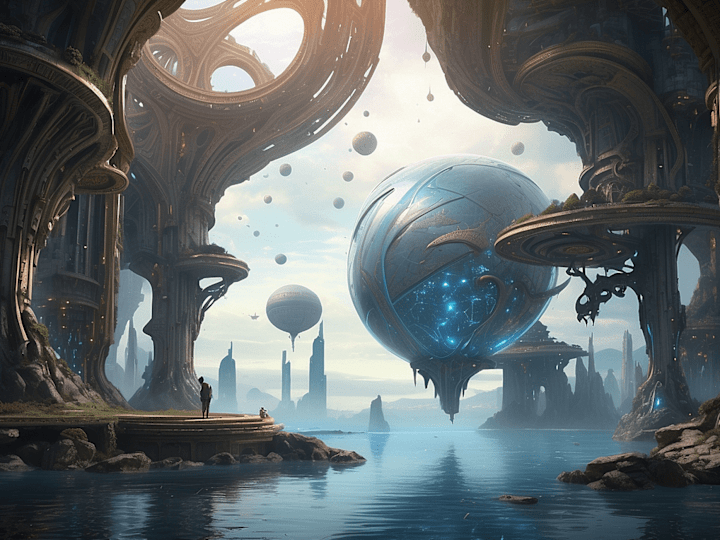 Cover image for Fusion Fables: Blending Fantasy and Sci-Fi Worlds