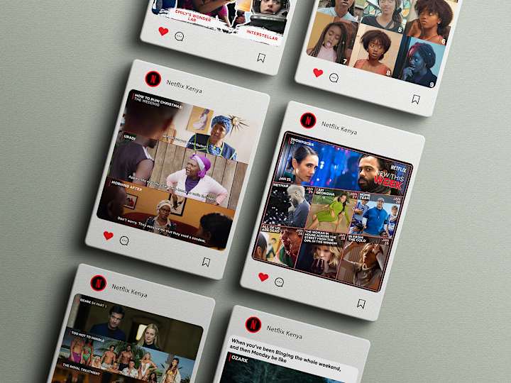 Cover image for Social Media Content - Netflix Kenya :: Behance