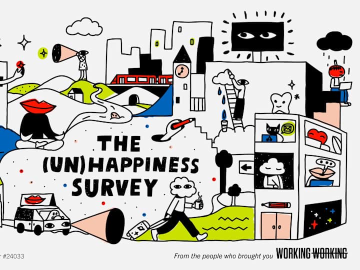 Cover image for Working Not Working's (UN)HAPPINESS SURVEY — Copy + Email