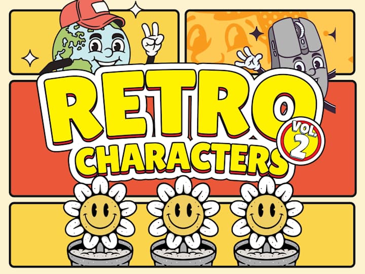 Cover image for Retro Characters Vol.2
