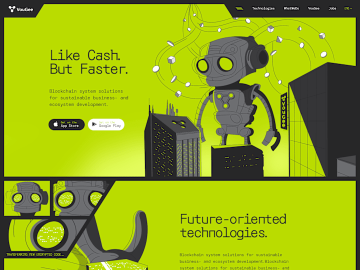 Cover image for Vougee website design