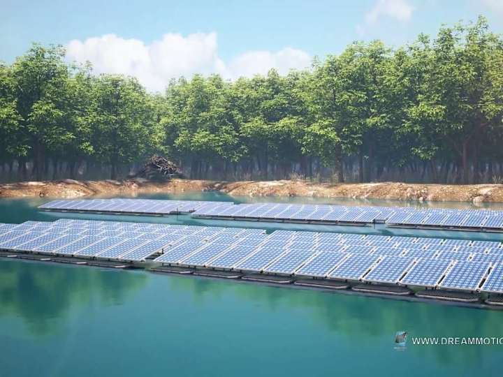 Cover image for Industrial 3D Animation: Floating Solar Cells