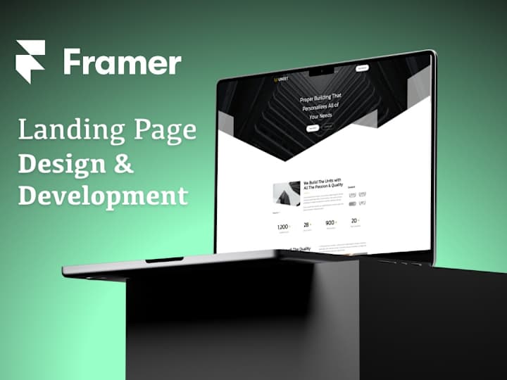 Cover image for Framer Landing Page (Design & Development)