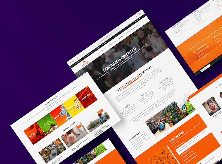 Cover image for BTCBARS Group Corporate Website Design