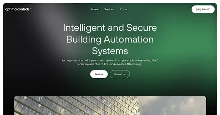 Cover image for Optimal Controls AI | Building Automation Systems