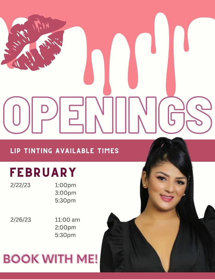 Cover image for Lip Tint Flyer