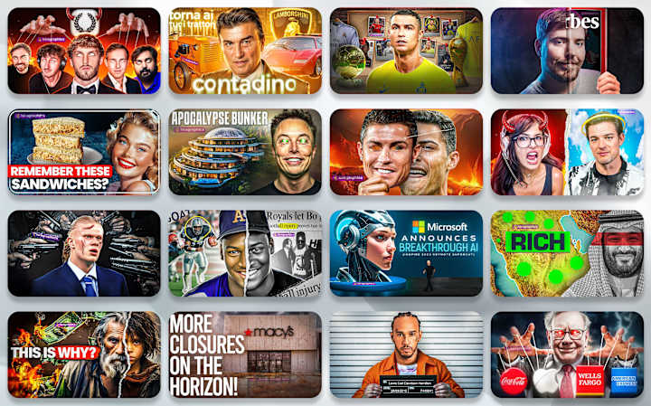 Cover image for YOUTUBE THUMBNAIL DESIGN